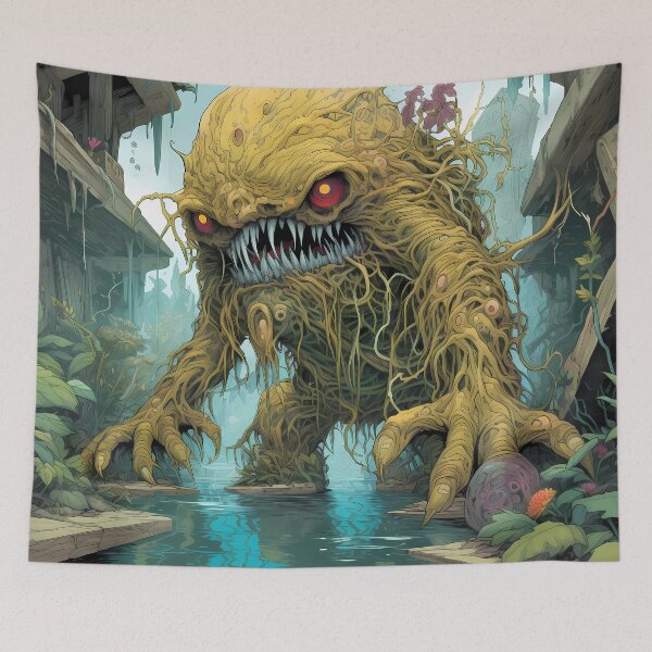 Item preview, Monster Post-Apocalyptic Era Vibrant Colors Floral designed and sold by MTJ-Mushrooms.