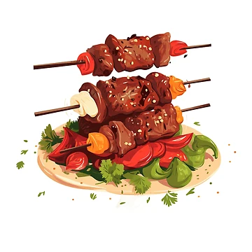 Artwork thumbnail, shish kebab by TheGoatieHimself