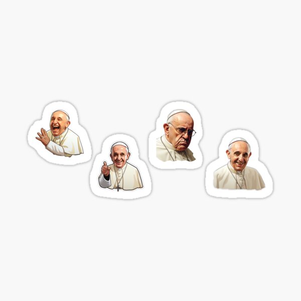 Item preview, Pope Francis stickers: set #2  designed and sold by ISBrunning.