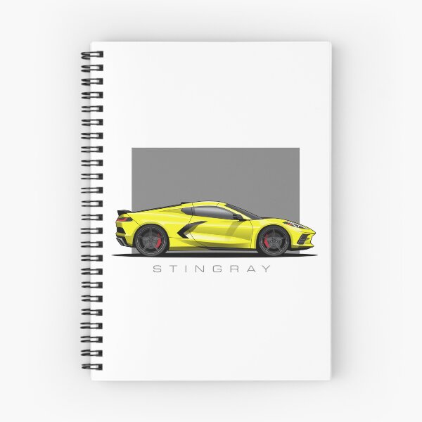 Item preview, Chevy Corvette C8 Blue Illustration designed and sold by blackdogshop.
