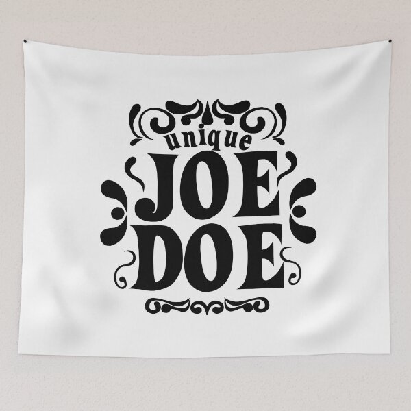 Item preview, Unique Joe Doe Psychedelic Black Style designed and sold by EvangelLuke.