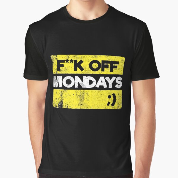 Artikel-Vorschau von F ** K OFF MONTAGS;) GELBE GRUNGE, designt und verkauft von poisondesign.