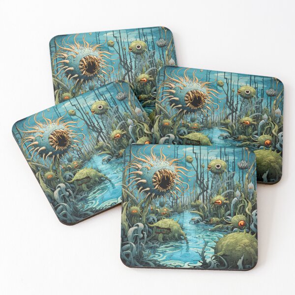 Item preview, Monster Post-Apocalyptic Era Vibrant Colors Floral designed and sold by MTJ-Mushrooms.