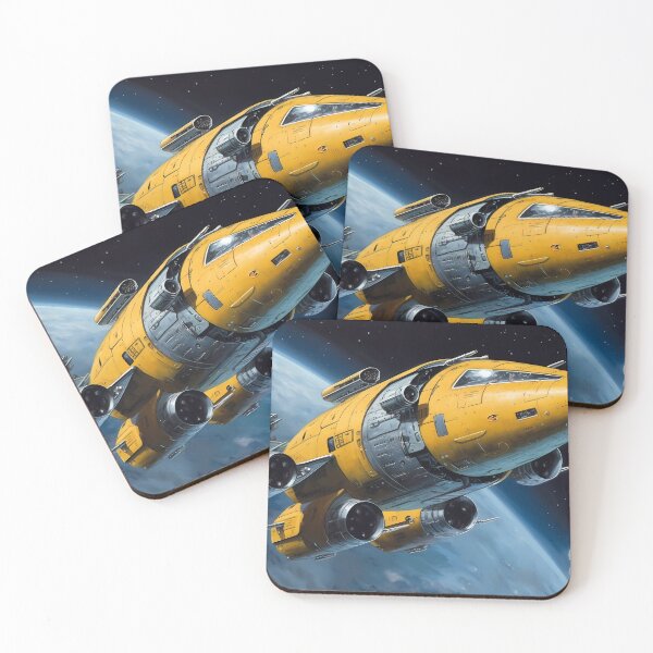 Item preview, Rocket Spaceship Intercepting a Looming Meteorite: A Desperate Race against Impending Catastrophe designed and sold by SingularityGeek.