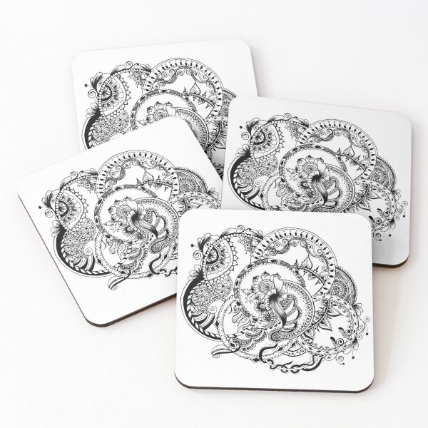 Item preview, Abstract tattoo design designed and sold by honeydoodles6.