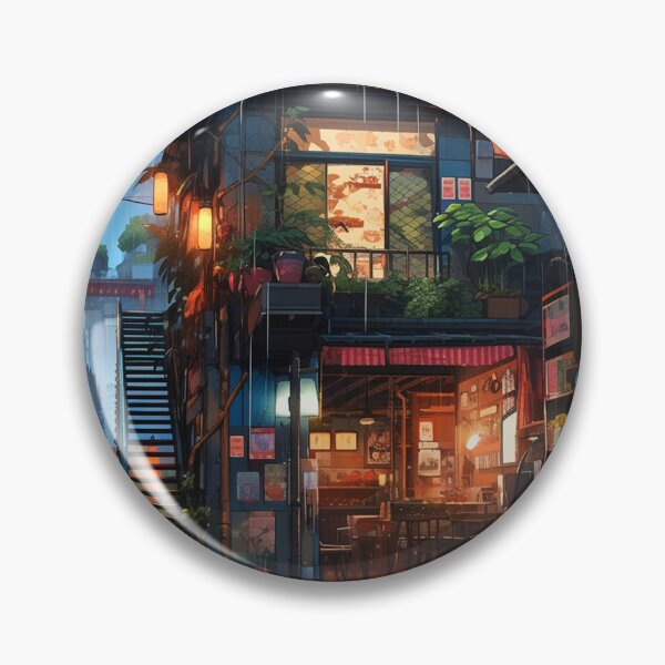 Item preview, Japanese bar in the rain designed and sold by RedCosmos-.