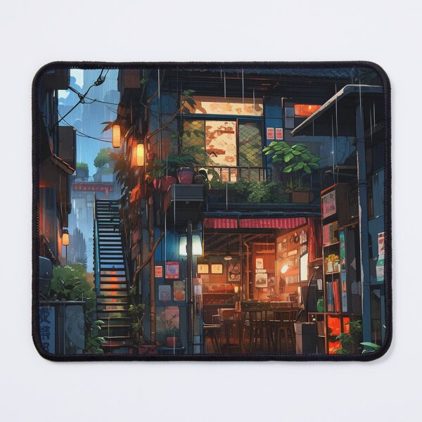 Item preview, Japanese bar in the rain designed and sold by RedCosmos-.