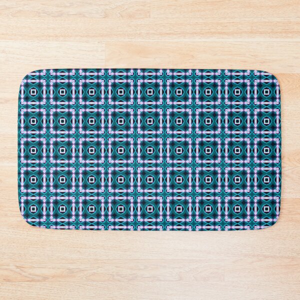Item preview, Neon green and pink geometric pattern with black background  designed and sold by 1Celery.