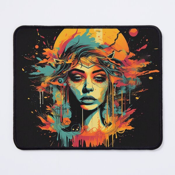 Item preview, Paint Splattered Woman designed and sold by Mycatspajamas5.