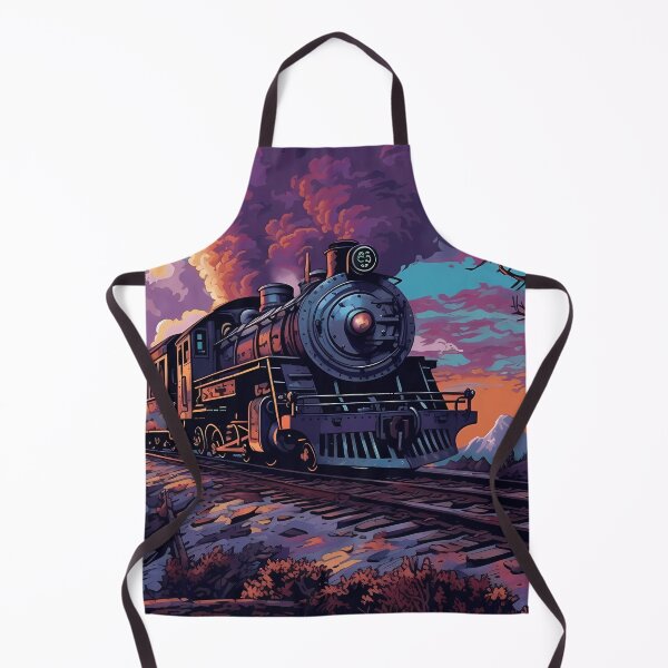 Item preview, Steam Train at Dawn by a Lake: Nostalgic Ambiance Amidst Billowing Smoke designed and sold by SingularityGeek.