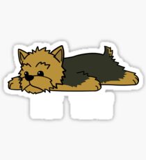 Funny Not Today Yorkshire Terrier Sticker