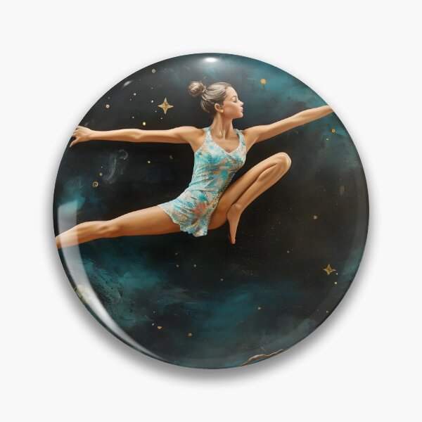Item preview, Girl gymnastic going for a split move designed and sold by Akanga1.