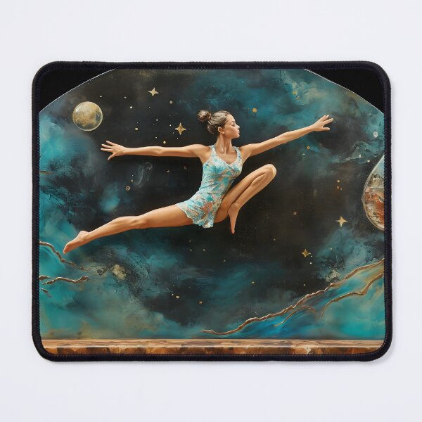 Item preview, Girl gymnastic going for a split move designed and sold by Akanga1.