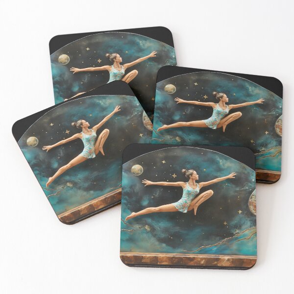 Item preview, Girl gymnastic going for a split move designed and sold by Akanga1.