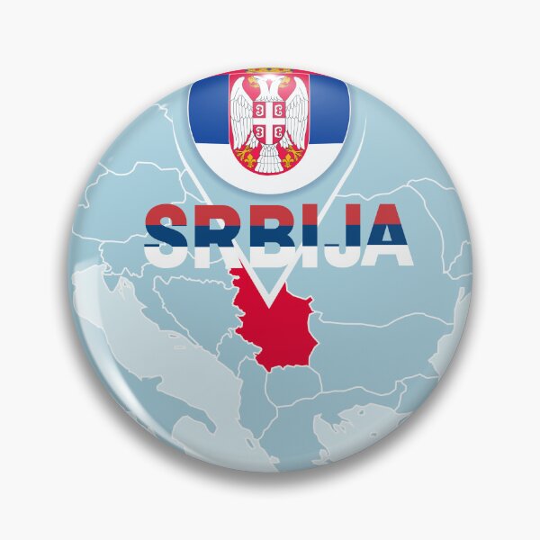 Item preview, Serbia, Srbija serbian flag  designed and sold by Vesna7791.