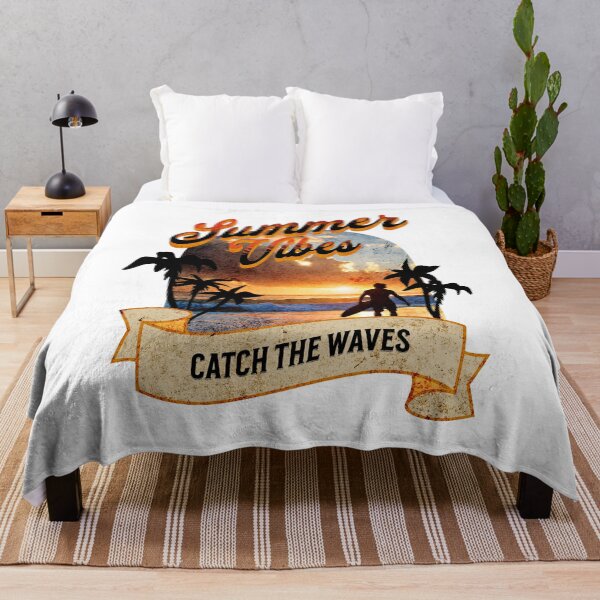 Item preview, Summer Vibes | preppy beach surfing | retro summer style designed and sold by Tee-Craftify.