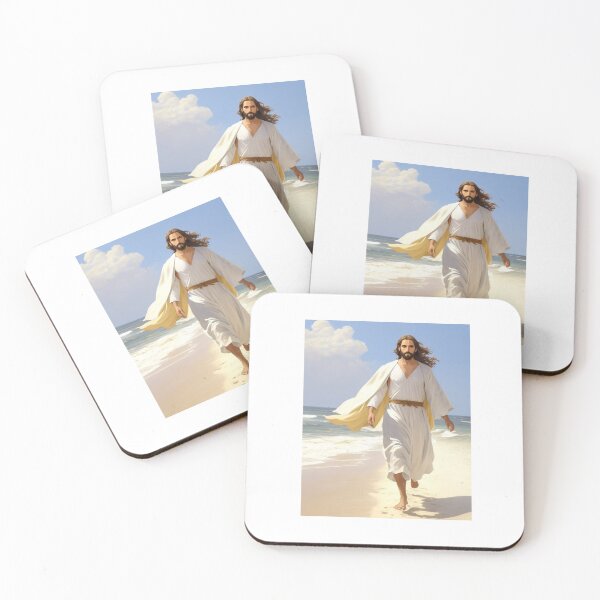Item preview, Jesus walking along the beach shore designed and sold by DANIELYSFASHION.