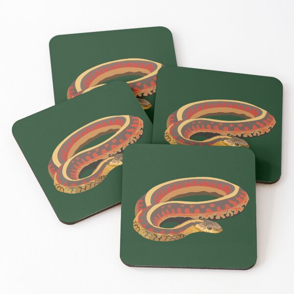 Item preview, R is for Red Sided Garter Snake ,R is for Red Sided Garter Snake – Educational Alphabet Reptile Art designed and sold by PrettylittlepastelUk.