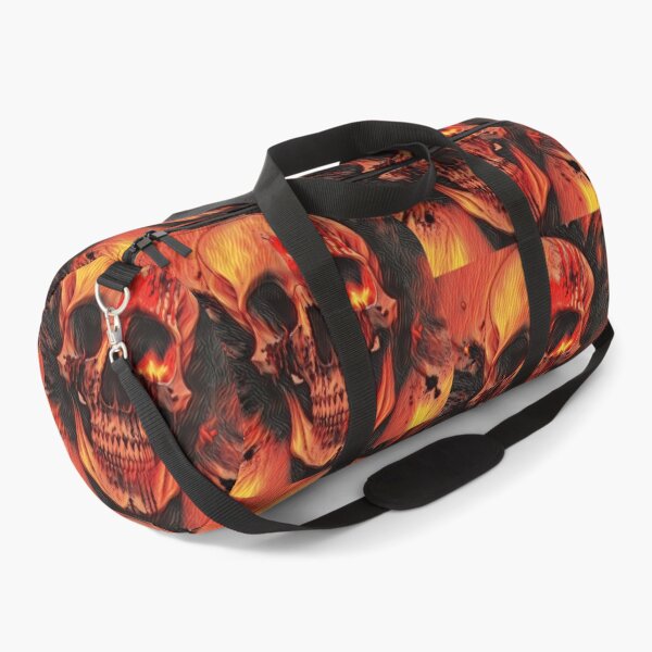Item preview, Flaming screaming skull designed and sold by rhino715.