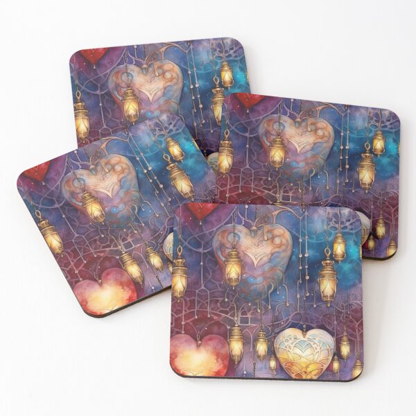 Item preview, Ethereal Love ~ Colorful Rainbow Fantasy Fairy Hearts & Love Lights designed and sold by GroovyPixels.