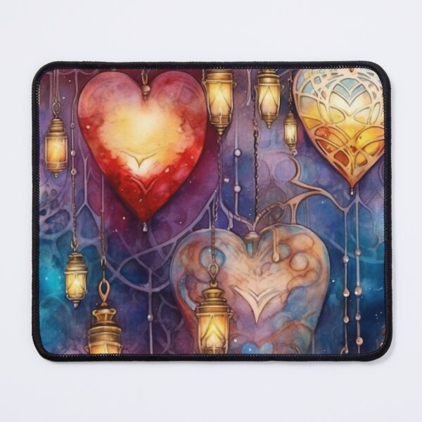 Item preview, Ethereal Love ~ Colorful Rainbow Fantasy Fairy Hearts & Love Lights designed and sold by GroovyPixels.