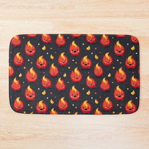 Item preview, Cute cartoon fire pattern designed and sold by Pinkbirdie.