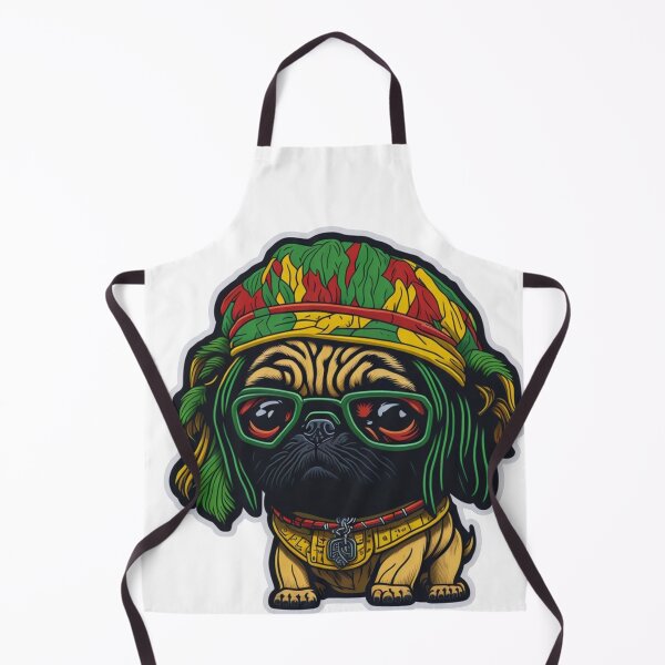 Item preview, Rasta pug designed and sold by Pug-Obsession.