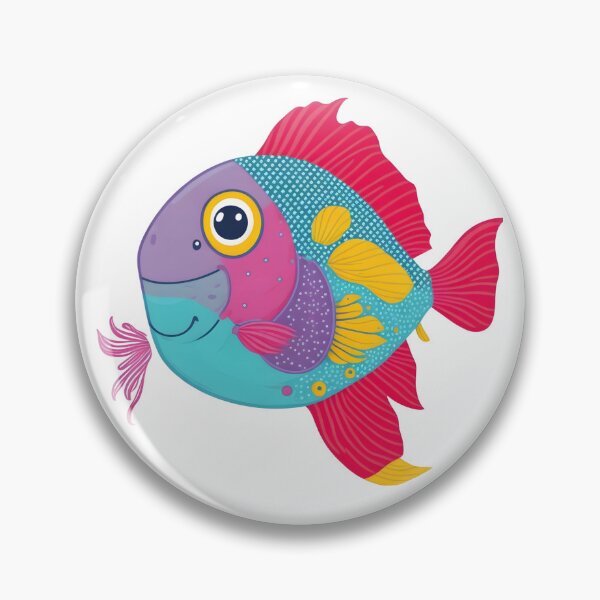 Item preview, Cute Smiling Fish designed and sold by nerminokeen.