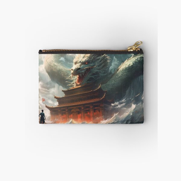 Item preview, White Asian Dragon: Guardian of the Sacred Temple designed and sold by SingularityGeek.