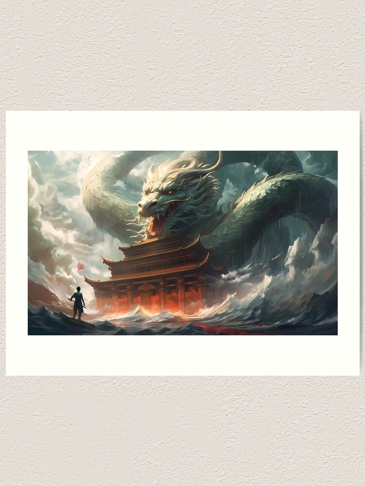 Wall Art Print House of Dragon - Dragon Shield, Gifts & Merchandise