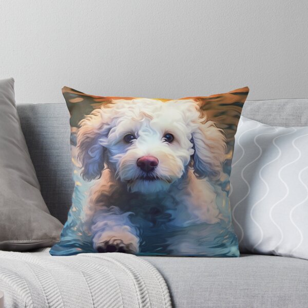 Item preview, Water Dog Puppy: A Playful Dive into the Depths designed and sold by SingularityGeek.