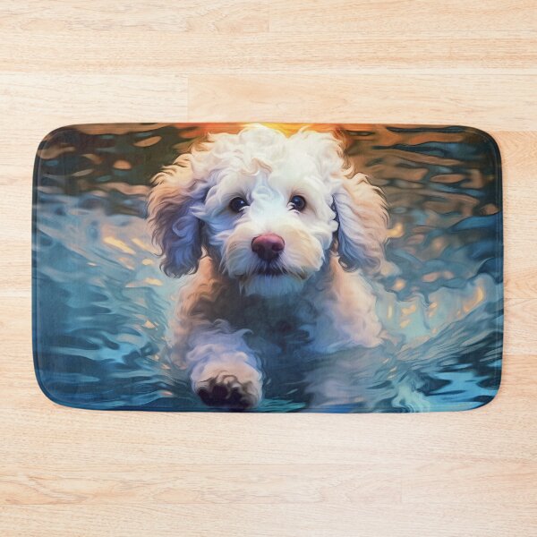 Item preview, Water Dog Puppy: A Playful Dive into the Depths designed and sold by SingularityGeek.