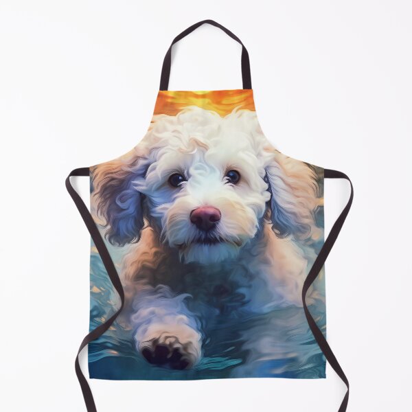 Item preview, Water Dog Puppy: A Playful Dive into the Depths designed and sold by SingularityGeek.