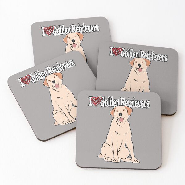 Item preview, I Love Golden Retrievers designed and sold by knight studio 77.