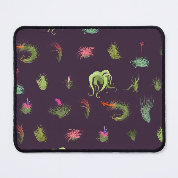 Item preview, Airplant Repeating Pattern Refreshed dark purple bg designed and sold by Maysoulrose.