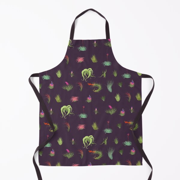 Item preview, Airplant Repeating Pattern Refreshed dark purple bg designed and sold by Maysoulrose.