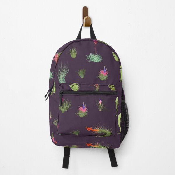 Item preview, Airplant Repeating Pattern Refreshed dark purple bg designed and sold by Maysoulrose.