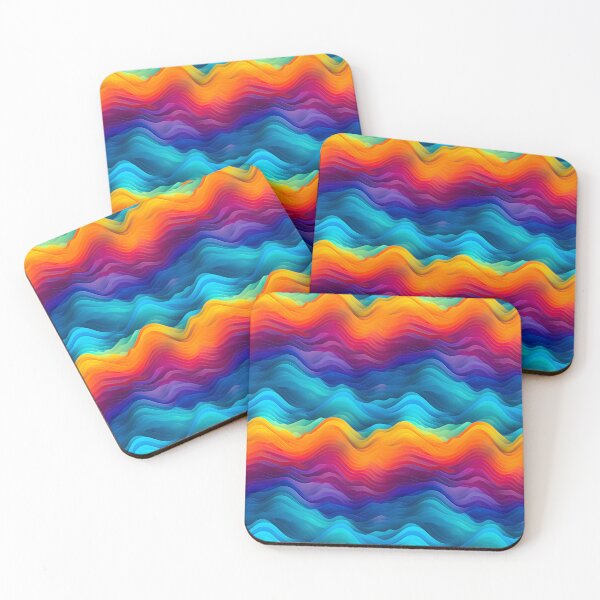 Item preview, Vibrant waves designed and sold by KalKaleidoscope.
