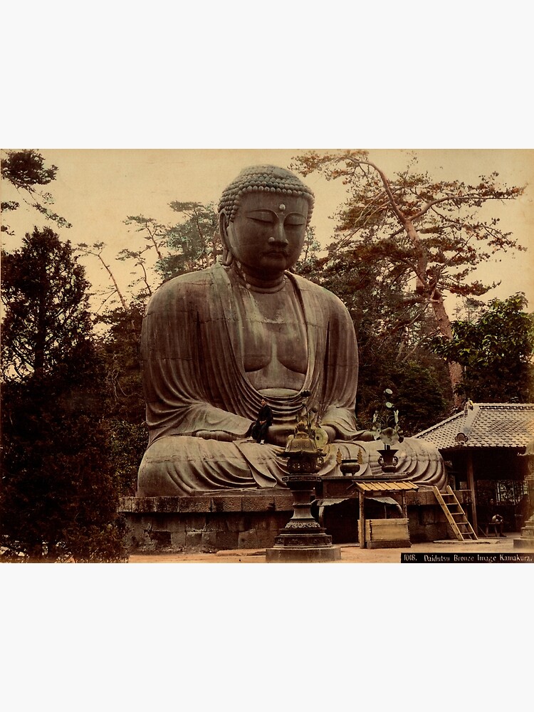 Giant bronze Buddha, daibutsu, Kamakura, Japan by Fletchsan