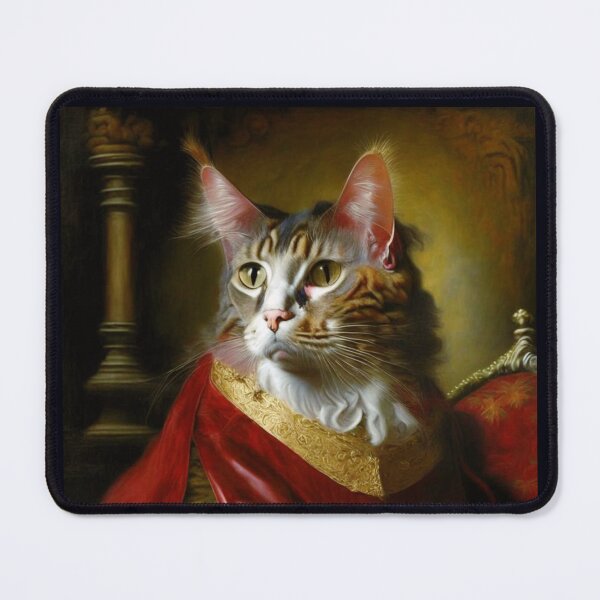 Item preview, A cat of noble blood in a red robe. designed and sold by Natalia-Vlad.