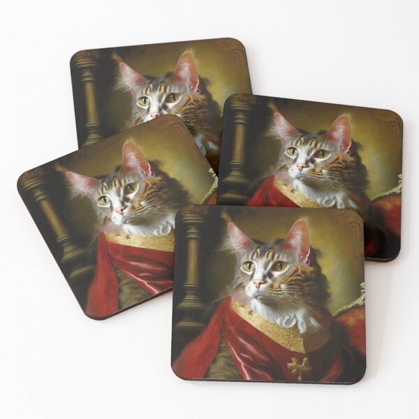 Item preview, A cat of noble blood in a red robe. designed and sold by Natalia-Vlad.