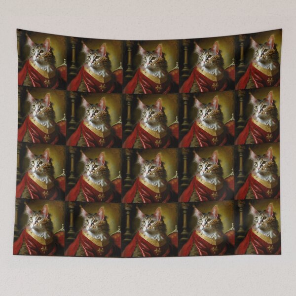 Item preview, A cat of noble blood in a red robe. designed and sold by Natalia-Vlad.