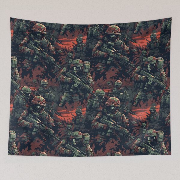 Item preview, Modern War Camouflage - Seamless Repeating Pattern Camo designed and sold by Supra-Mundane.