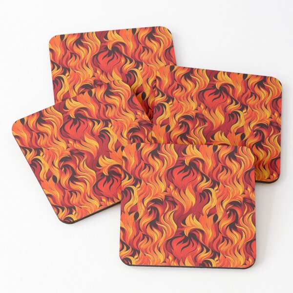 Item preview, Burning hot flames designed and sold by Digital Dreamtales.