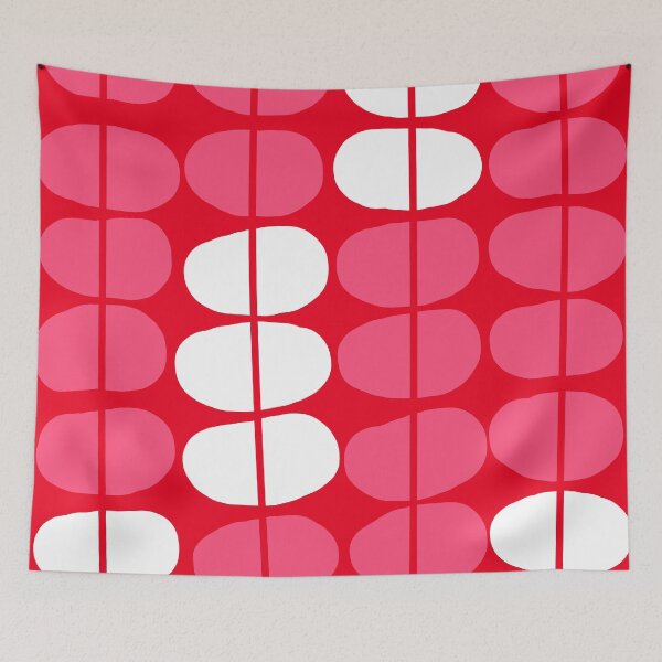 Item preview, Bold Scandinavian Design in Red and Pink designed and sold by Deutschic.