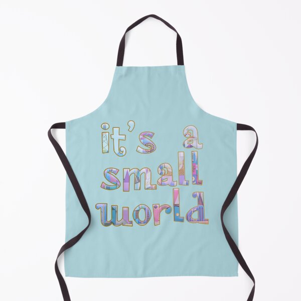 Item preview, it's a small world text print designed and sold by Pixie Dust Dreamer.