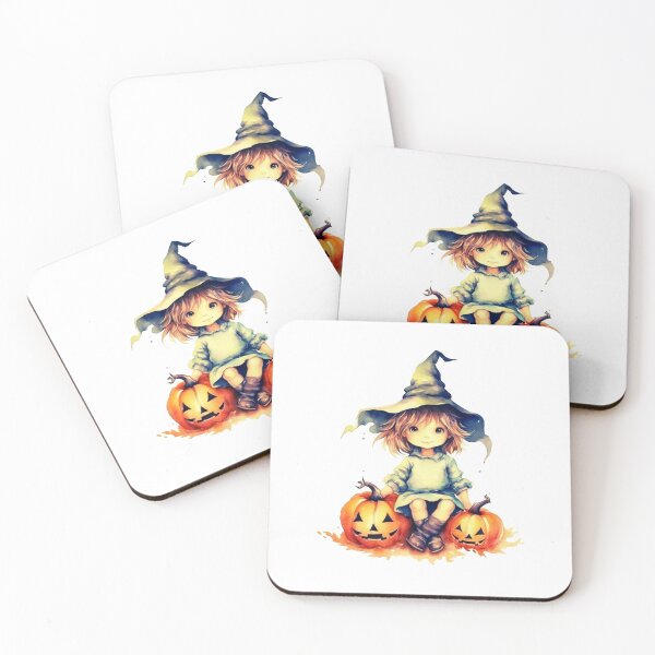 Item preview, Cute Little Girl Halloween Witch designed and sold by Travelslightly.