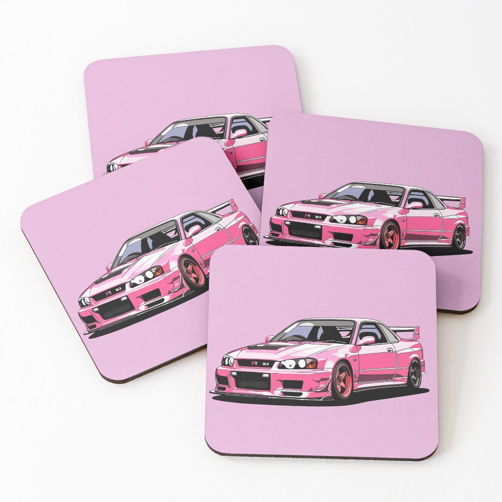 Item preview, Coasters (Set of 4) designed and sold by akirausehimari.