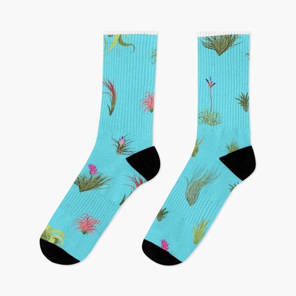 Item preview, Airplant Repeating Pattern Refreshed sky blue bg designed and sold by Maysoulrose.