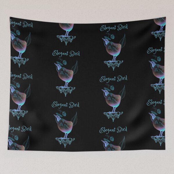 Item preview, Elegant Bird - Neon Style Design  designed and sold by GorinART.
